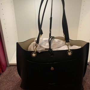 Black Henri bender tote bag